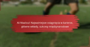 Ali Maaloul: Najważniejsze osiągnięcia w karierze, główne wkłady, sukcesy międzynarodowe